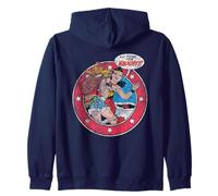 Justice League Wonder Woman Vintage No Time for Naughty Sweat à Capuche