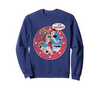 Justice League Wonder Woman Vintage No Time for Naughty Sweatshirt
