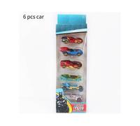 (Justice)Lot de 6 jouets en alliage Avengers Justice League voitures voiture de course enfants cadeau Pixar