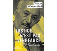 Simon Wiesenthal – Justice n'est pas vengeance – Une autobiographie – Poche