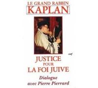 Justice Pour La Foi Juive - Dialogue Avec Pierre Pierrard