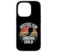 Justice pour Les Enfants à naître - Retro Pro-Life Coque pour iPhone 14 Pro