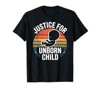Justice pour Les Enfants à naître - Retro Pro-Life T-Shirt