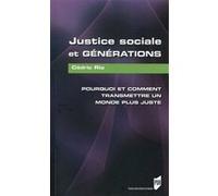 Justice sociale et generations