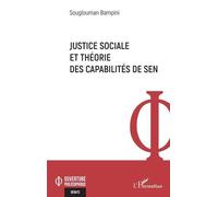 Justice sociale et théorie des capabilités de Sen - Souglouman Bampini - L'harmattan - broché - Essai