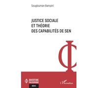 Souglouman Bampini – Justice sociale et théorie des capabilités de Sen – Essai – Broché