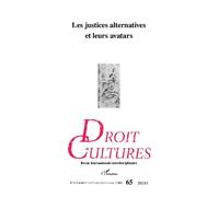 Les justices et leurs avatars Tome 65 - Collectif - L'harmattan - broché - Revue