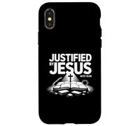 Justifié par Jésus (Actes 13) La foi au-dessus de la loi, la vérité de l'Évangile Coque pour iPhone X/XS