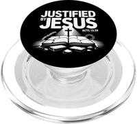 Justifié par Jésus (Actes 13) La foi au-dessus de la loi, la vérité de l'Évangile PopSockets PopGrip pour MagSafe