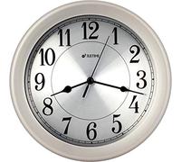 JUSTIME 8.5 inch Water Resistant Wall Clock for Bathroom Clock Wall Decor Small Space Kitchen Clocks Office Boat RV Silent Wall Clock Non Ticking