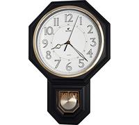 JUSTIME Horloge murale à pendule en bois 45,7 cm Carillon Westminster