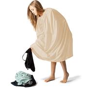 Justin Aide à vestiaire (Sand M) Poncho de surf pour homme et femme - Compact et ultra léger - Poncho de bain - Pas de serviette - Poncho en tissu fonctionnel également comme aide à vestiaire de plage