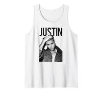 Justin Bieber Iconic Portrait Music Débardeur