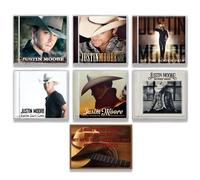 Justin Moore 6 CD Collection: Self-titled / Outlaws Like Me / Off the Beaten Path / Kinda Don't Care / Late Nights and Longnecks / Stray Dog / + Including Bonus Art Card