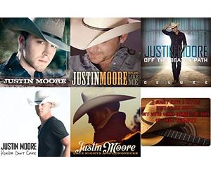 Justin Moore: Complete 5 Studio Albums CD Collection with Bonus Art Card (Late Nights and Longnecks / Kinda Don't Care and More)