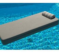 COZIP | PoolBed | JUSTINE 2 | matelas en mousse 2 en 1. A mettre dans l'eau ou au bord de la piscine. Matelas en mousse flottant