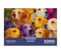 Justinsawake_a_Colorful_Art_Piece_with_All_Golden_Retriever_fac_d66bafa6-af9c-4f6e-b3a4-c3fa2f0060ae Matériau Sécurisé pour Les Amis, La Famille Et Les Personnes Passionnées De Puzzles 5