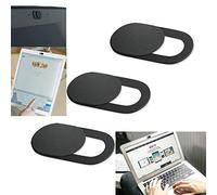 JustJack Lot de 3 Protections de Webcam Fines à Coller pour Ordinateur Portable, iPad, Tablette, Galaxy, téléphone, Ordinateur de Bureau, Smartphone, obturateur de caméra de sécurité