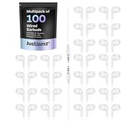 JustJamz Lot Casque écouteurs, Oreillettes Seattletech Pearl Casque Enfants Adultes, Lot de 100