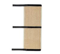 JustKyojin Tapis griffoir pour chat en sisal Beige