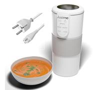 JustMe. La plus petite machine à soupe, les plus grands résultats. Machine à soupes et mélangeur à smoothie. Auto-nettoyage. Blanc. 5 programmes. Cuisine saine et facile. Léger. Version européenne