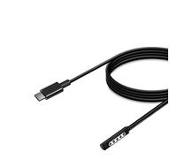 JUSTQIJUN Cordon d'alimentation USB-C Câble de Chargeur de Surface 12V Cordon d'alimentation, adapté for Microsoft Fit for Surface Pro 2 / FIT for Surface Pro 1 / Ajuste for la Surface RT Apte for la