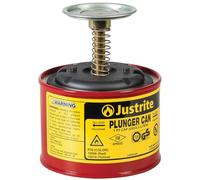 Justrite Récipient Humecteur Acier avec Dasher de 70mm, 0,5 L, Rouge
