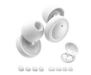 JUSTRVN Lot de 2 paires de bouchons d'oreille pour dormir, protection auditive élégante, bouchons d'oreilles antibruit pour concerts, événements en direct, voyages et conversations - Réduction du