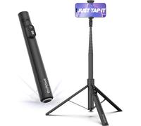 Justtap Selfie Tripod With Auto Open For Iphone,Justtap Selfie Tripod For Phone,Black