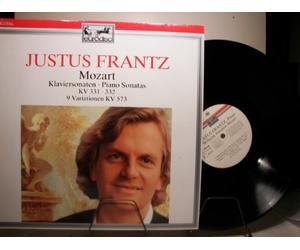 JUSTUS FRANTZ - MOZART: KLAVIERSONATEN KV331 / 332 / 9 VARIATIONEN KV573 - " DIRECT METAL MASTERING " - VINYL