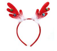 JUSTUSNX Bandeau de Noël en forme de bois de cerf - Accessoires de fête de Noël pour femmes et filles (A)