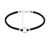 JUSTUSNX Collier ras du cou noir en métal - Collier vintage gothique en velours - Accessoires d'Halloween pour femmes et filles, Métal