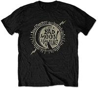 JUSUO Men's John Fogerty 'Bad Moon Wolf' T-Shirt L