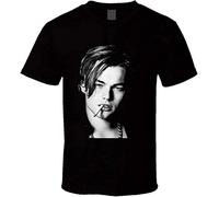 JUSUO Men's Leonardo Dicaprio Actor Movies T Shirt L