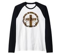 Jusus The Way The Truth The Life Tshirt Cross Shirt Manche Raglan