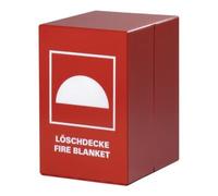 Jutec Bac p. couv.s d'extinction EN1869 acier rouge sans contenu B200xH300xP240mm JUTE Quantité:1