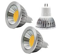 JUTHREE 9W Ampoules COB LED Gu5.3, Dimmable Équivalent 70-90W Ampoule Halogène, 900LM avec 60°Angle Faisceaux Spot AC 220-240V 3 Pack(Warm White)
