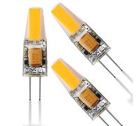 JUTHREE Ampoule LED G4, 6W équivalent à Une Lampe Halogène 60W, 600LM Non Dimmable AC/DC 12V 360 Degrés, 3 pièces(Blanc Froid)