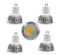 JUTHREE Ampoule LED GU5.3, Équivalent 90W Ampoule Halogène, 9W 900LM, Dimmable,60°Angle, AC 220-240V, Lot de 5 (Blanc Chaud 2700K)