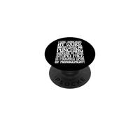 J'utilise Le Travail du Sarcasme Parce Que Les Coups de Poing sont Mal vus PopSockets PopGrip Adhésif