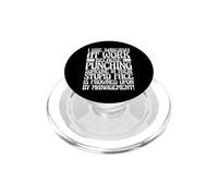 J'utilise Le Travail du Sarcasme Parce Que Les Coups de Poing sont Mal vus PopSockets PopGrip pour MagSafe