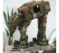 JUTSTJUKO Décorations pour aquarium Star Wars - Accessoires d'aquarium de petite et grande taille - Décoration en résine pour Betta - Cachette de poisson rouge - Cave - Fond décoratif