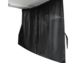 JUTTAUTO Rideau de séparation de voiture - 190 x 120 cm - Grande housse de pare-soleil noir pour siège avant et arrière - Pour fenêtre latérale - Pour camping-car T5, T6
