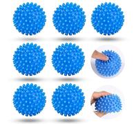 jutyum Lot de 6 boules de lavage réutilisables pour machine à laver, sèche-linge, pour machine à laver, sèche-linge, pour linge plus moelleux, réutilisable
