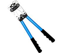 jutyum Pince à sertir pour cosses de corde pince à sertir ensemble de cosses de batterie pince à sertir pour cosses AWG 10-0, 6/10/16/25/35/50 mm² Ensemble de pinces de cosses de corde adapté à
