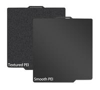 JUUPINE PEI - Plaque de construction pour Bambu Lab A1 P2S X2D X1C X1E P1P P1S X1 - Noir - Double face lisse et texturée - 257 x 257 mm - Plate-forme chauffante en bambou pour imprimante 3D
