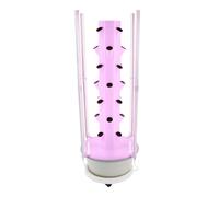 JUUTALK Tour Hydroponique 28 Trous avec Éclairage LED, Kit Hydroponique avec Pompe à Eau, Système de Culture Vertical pour Légumes Herbes Fraises, Jardin Intérieur Balcon