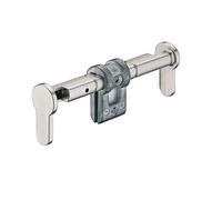 JUVA Cylindre aveugle de montage de cylindre de serrure aveugle - H6152 - Zinc nickelé mat - Pour épaisseur de porte de 35 à 154 mm - 1 pièce