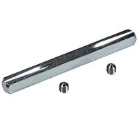 JUVA Goupille de poignée carrée en fer 8mm pour garnitures de poignées et poignées de porte - H10261 | Carré 8 x 95 mm | Carré de poignée en acier trempé