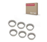 JUVA Guide de béquille 16 mm Bague de palier de béquille blanche pour poignées de porte & paires de béquilles - SM10003 | Palier en plastique pour béquilles de porte | MADE IN GERMANY